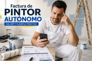 Cómo hacer facturas si eres pintor autónomo en 2026: guía práctica con Verifactu