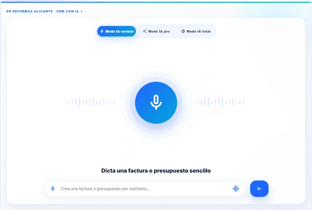 Interfaz de Voz VoFactu